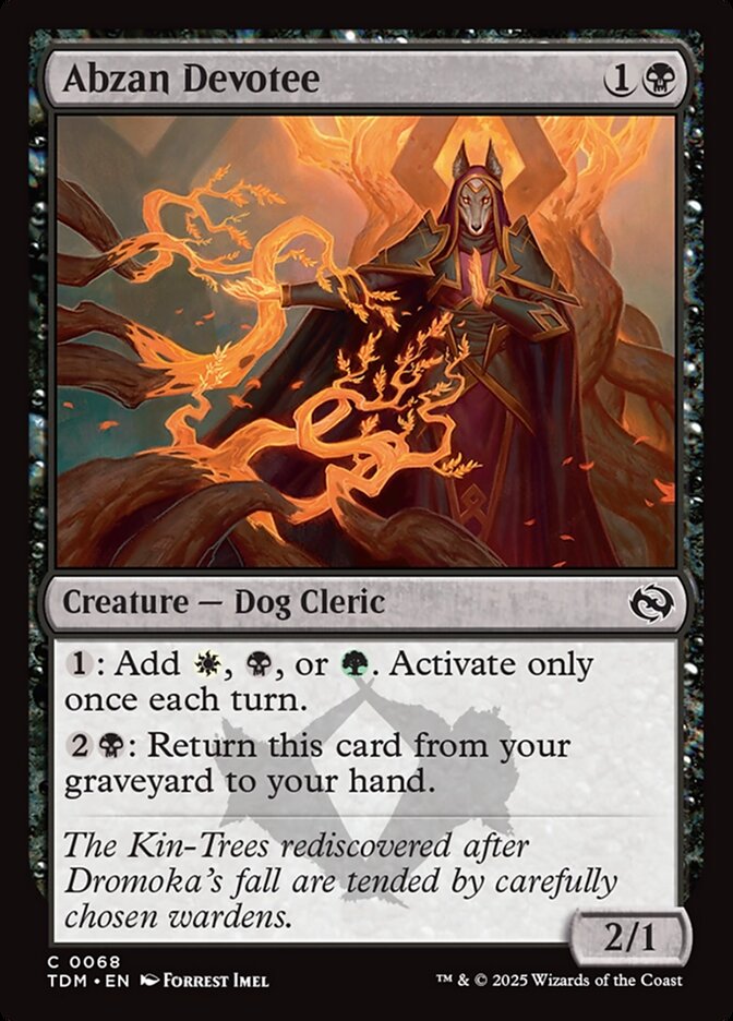 Abzan Devotee - TDM #68 ✨ Foil ✨
